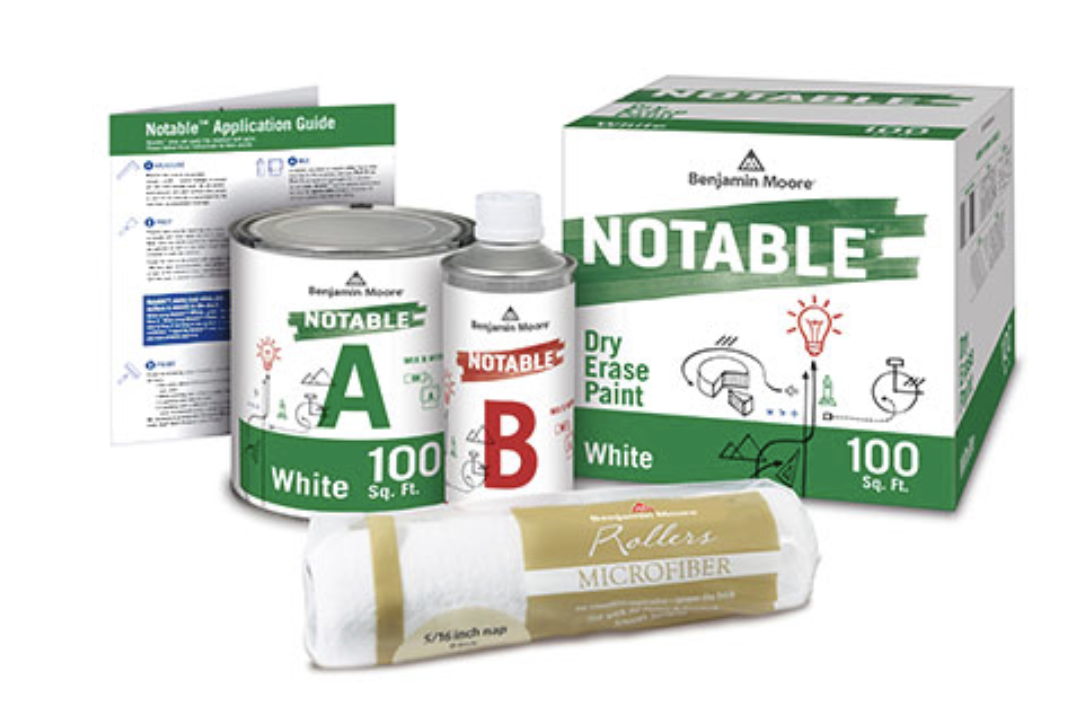 Benjamin Moore release new 'Notable' dryerase paint Canadian Interiors