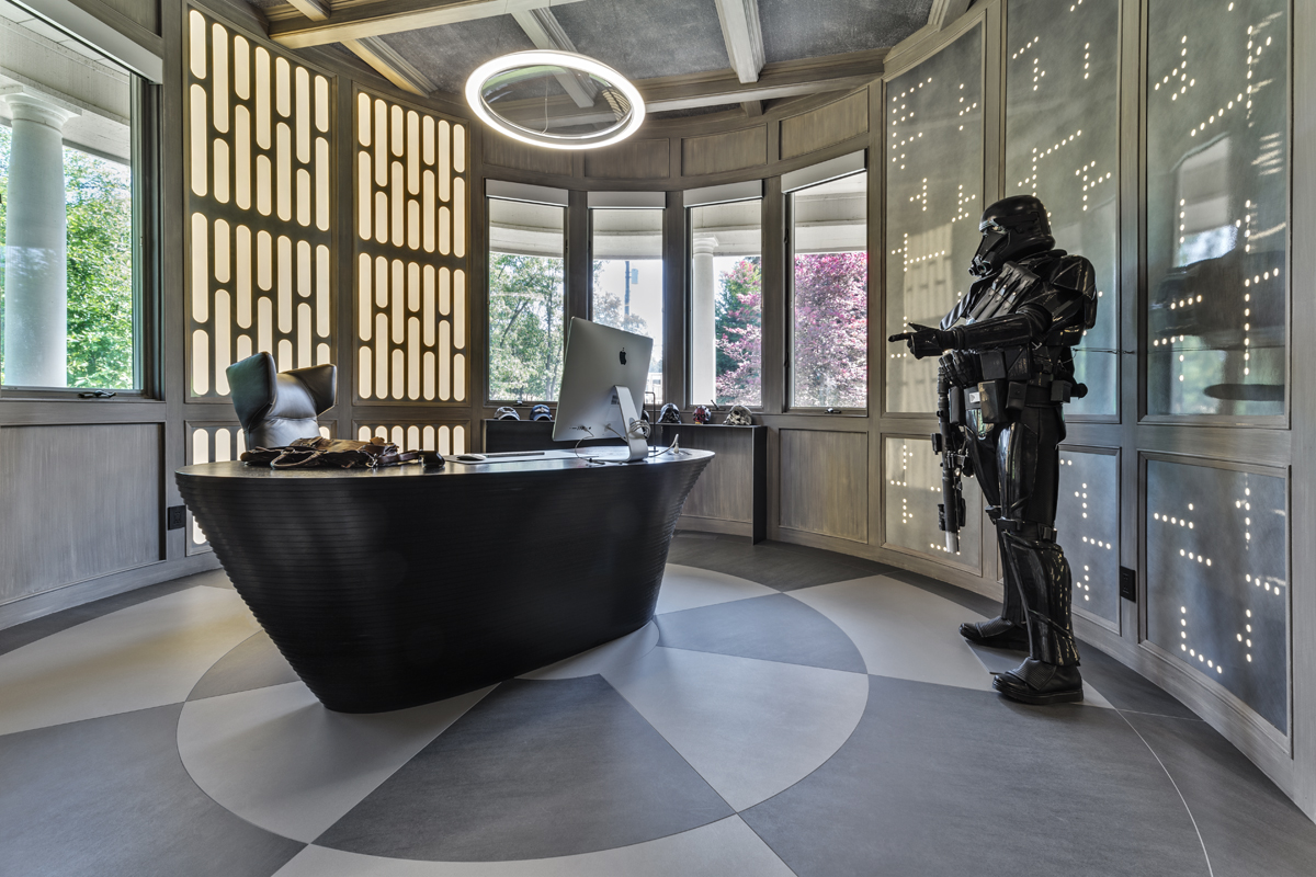 Star Wars themed home office feels the force of Neolith Canadian