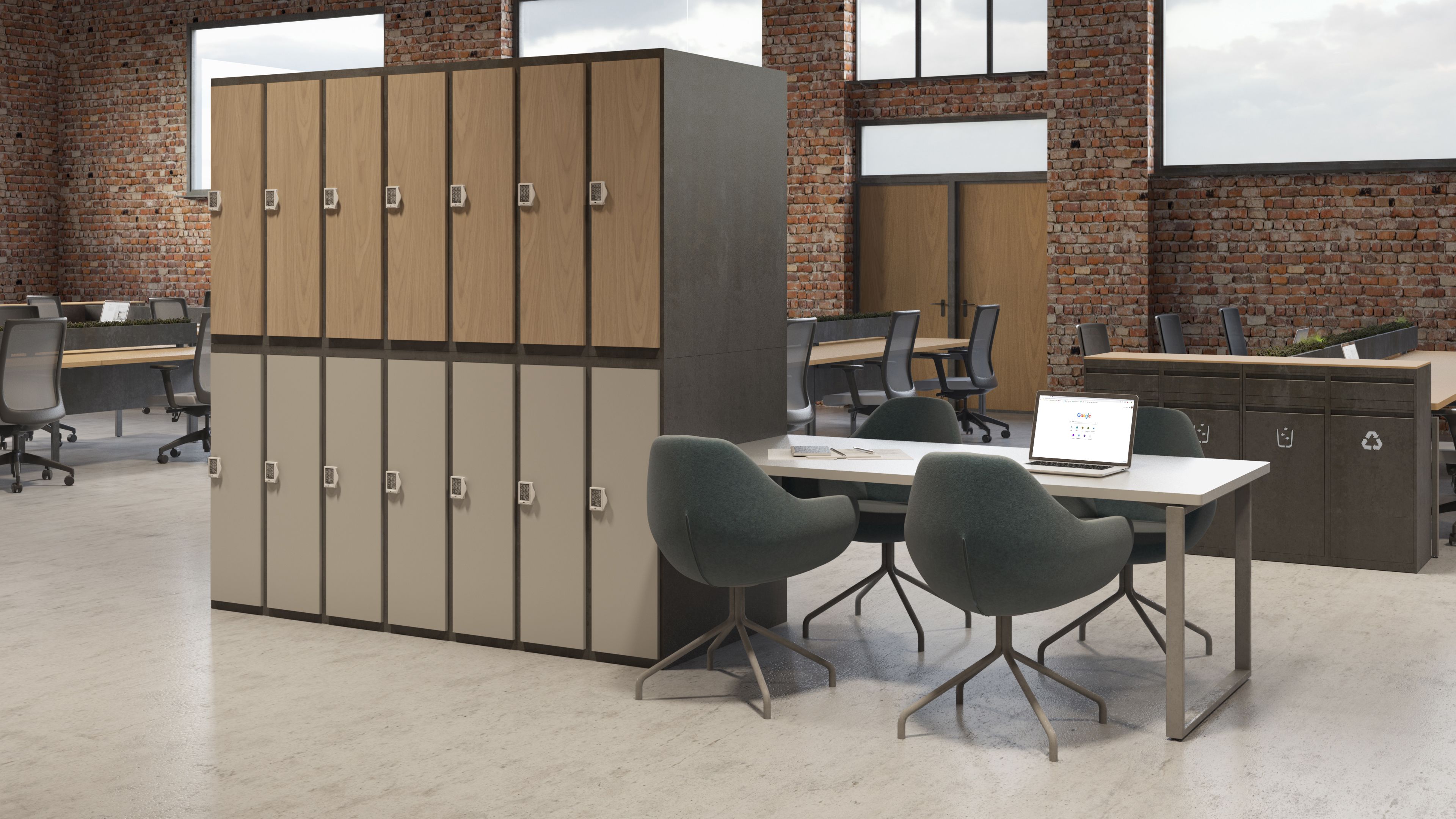 Workplaces Demonstrate Increased Demand For Lockers Canadian Interiors   OS LockersTowers 004 