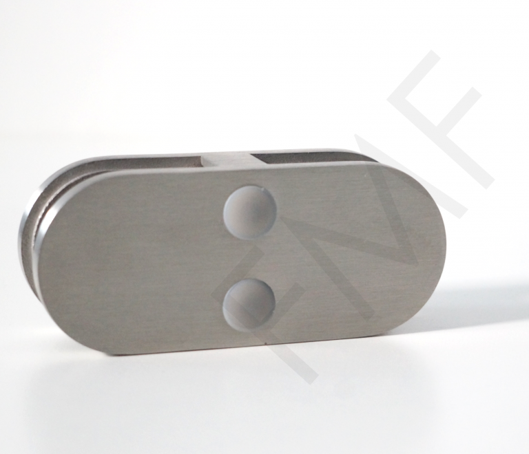 180° Round Glass-to-Glass Railing Bracket - Design Source Guide