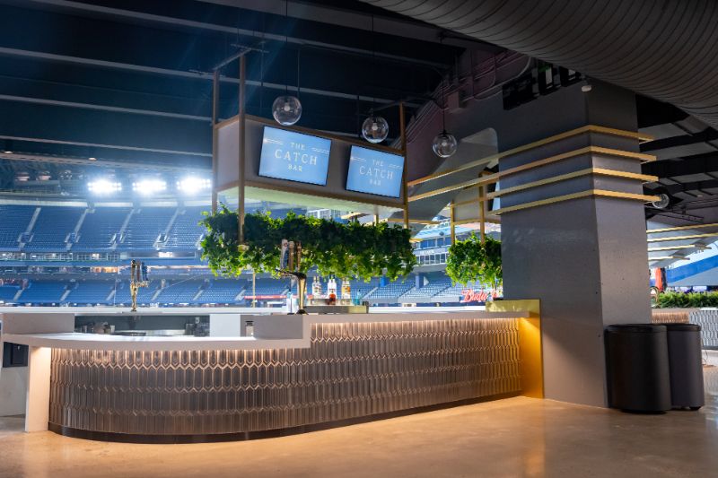 Blue Jays unveil completed outfield district of Rogers Centre renovations,  designed by Populous - Populous